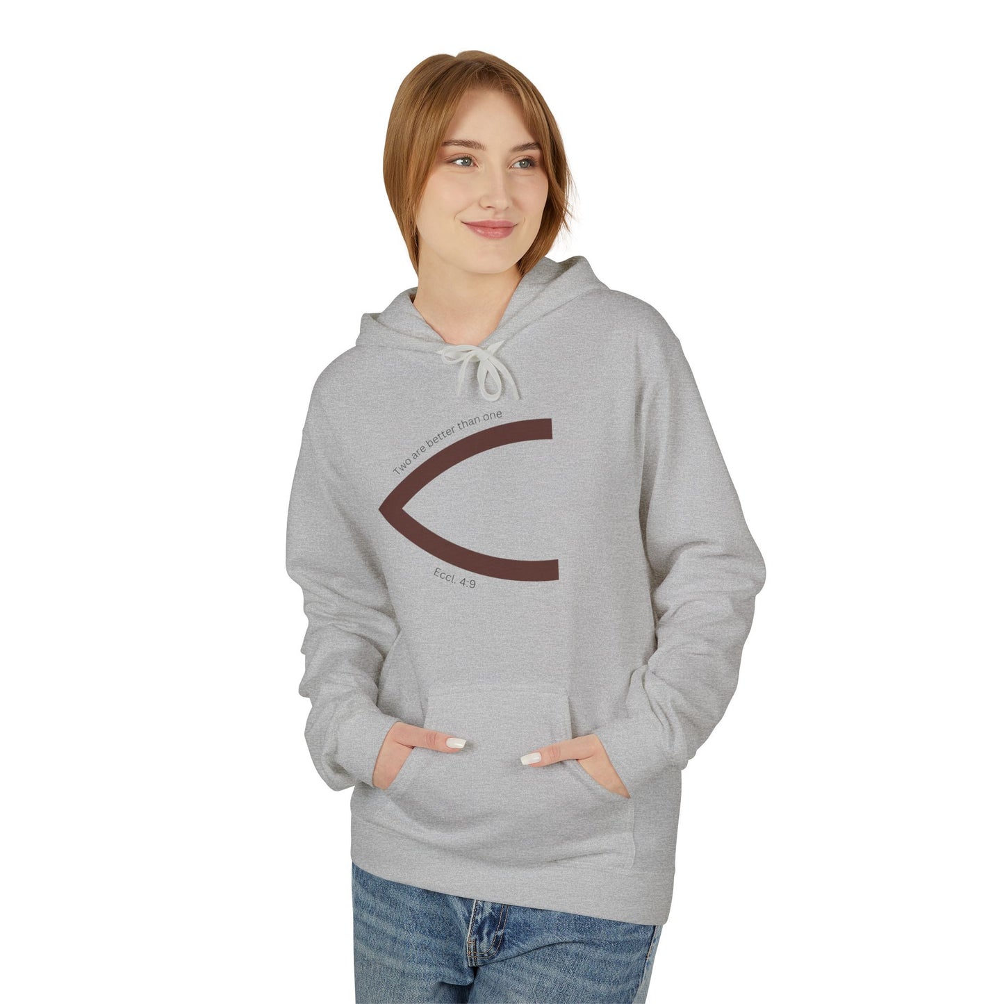 One Faith Matching Hoodie (Ichthys) - Head Half