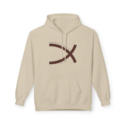 One Faith Matching Hoodie (Ichthys) - Tail Half