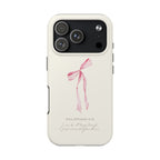 Personalized Christian Floral Bow Case