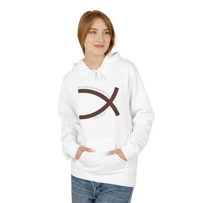 One Faith Matching Hoodie (Ichthys) - Tail Half