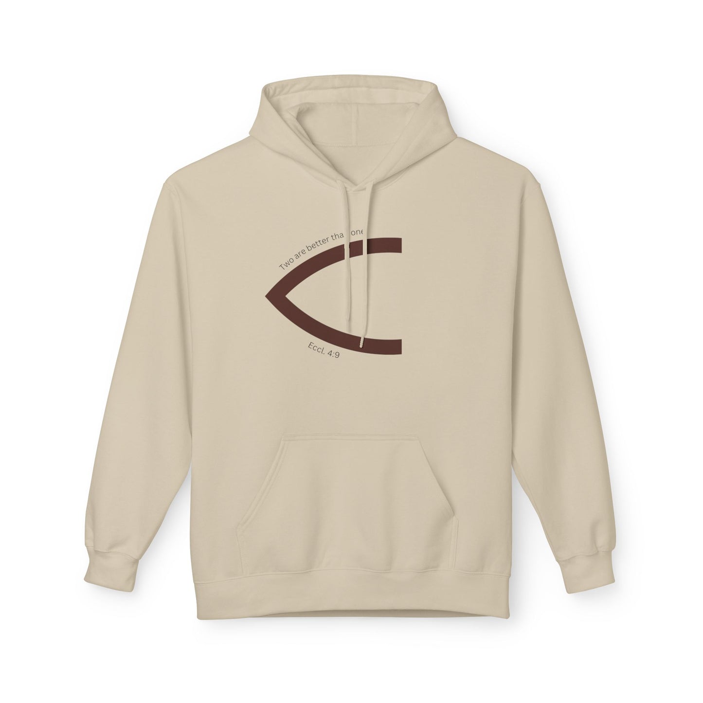 One Faith Matching Hoodie (Ichthys) - Head Half