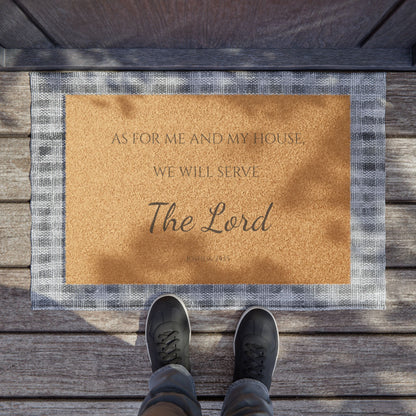 Serve the Lord Welcome Mat