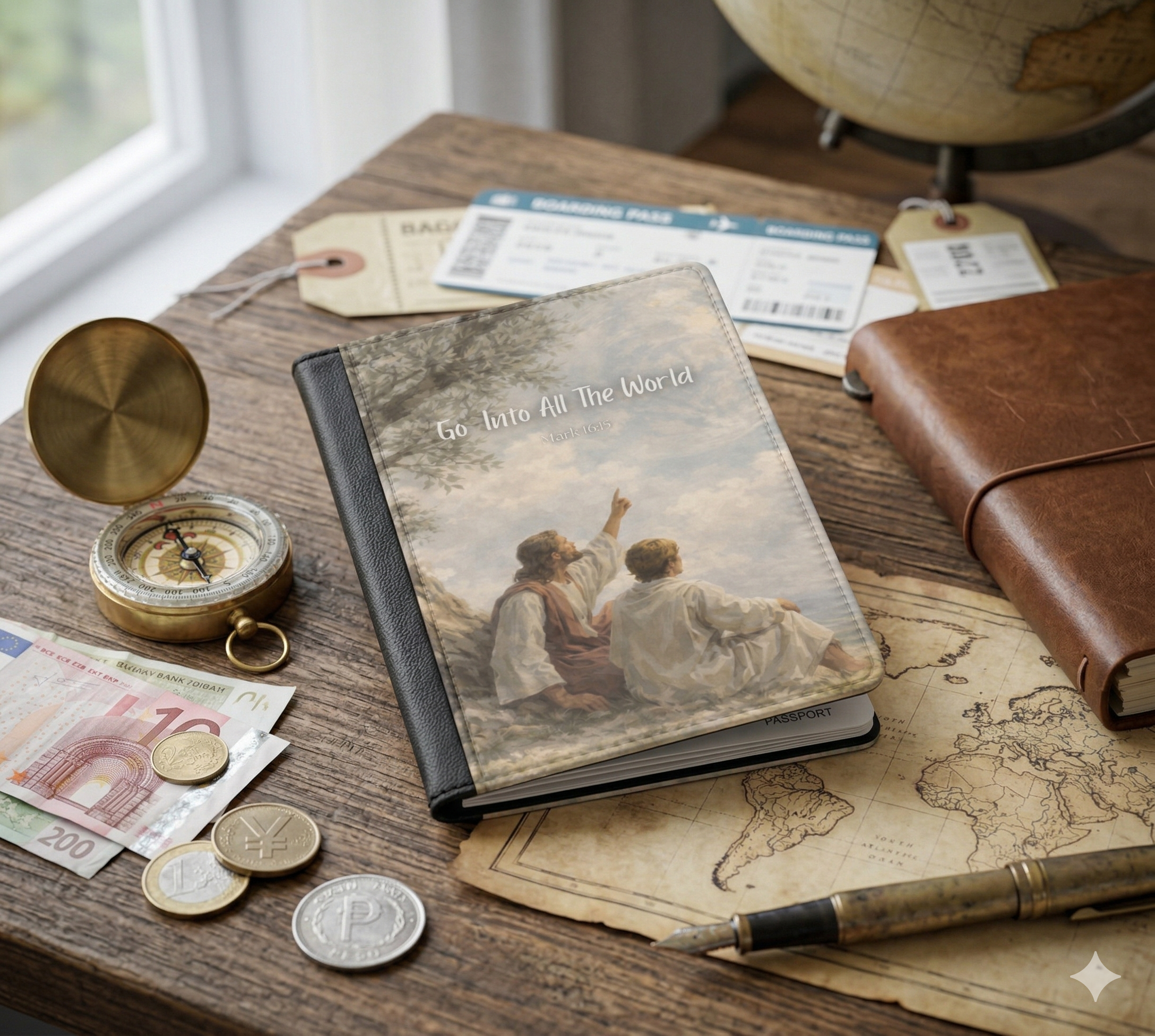 "Go Into All The World" - Passport Cover