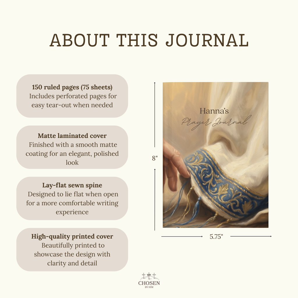 Touched by Faith – Personalized Christian Prayer Journal