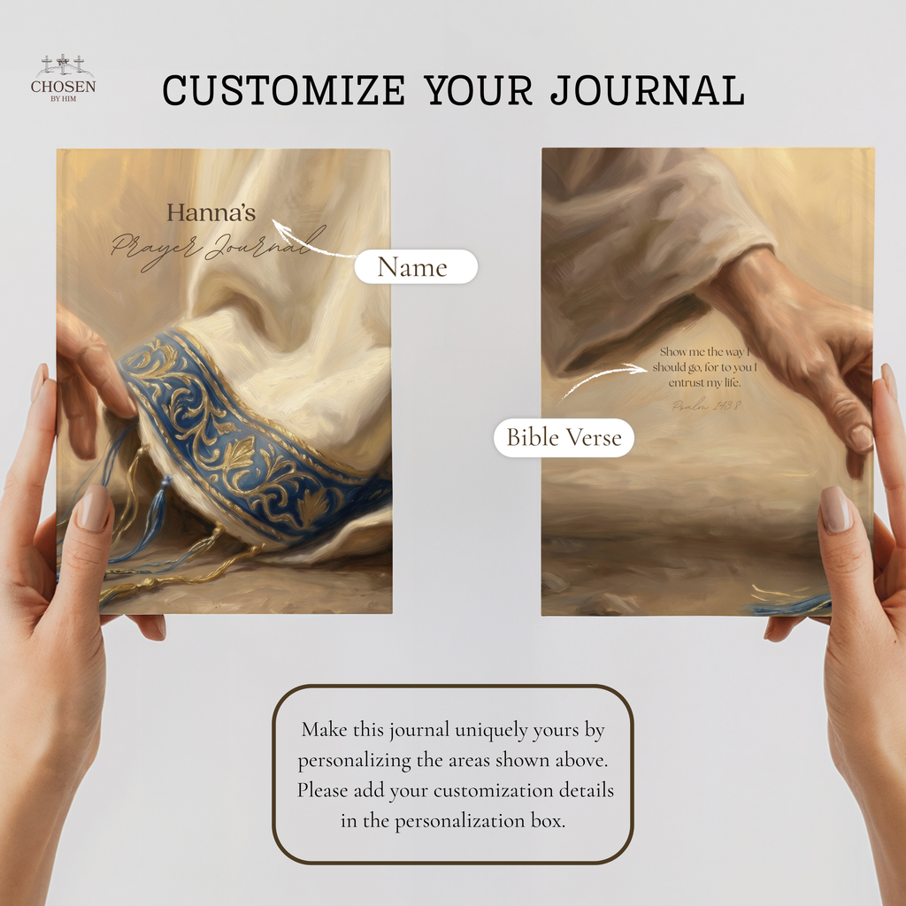 Touched by Faith – Personalized Christian Prayer Journal