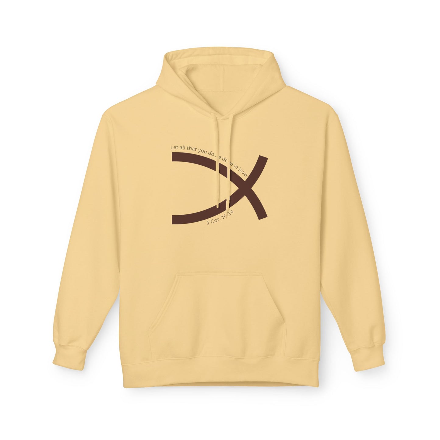 One Faith Matching Hoodie (Ichthys) - Tail Half