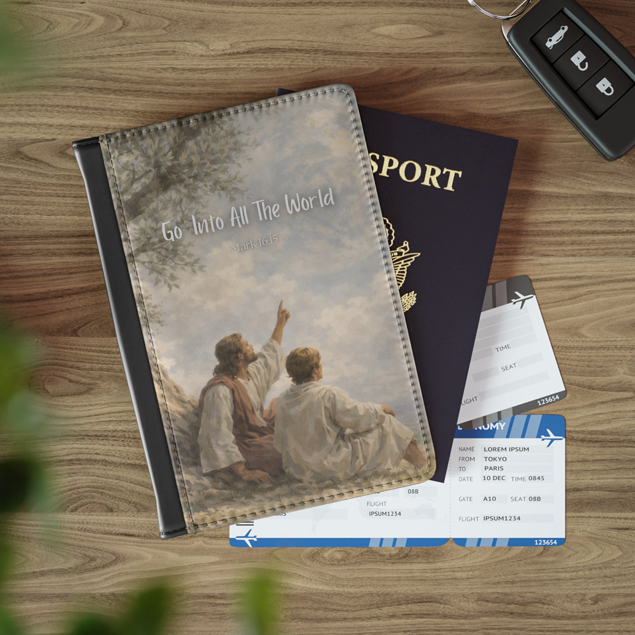 "Go Into All The World" - Passport Cover