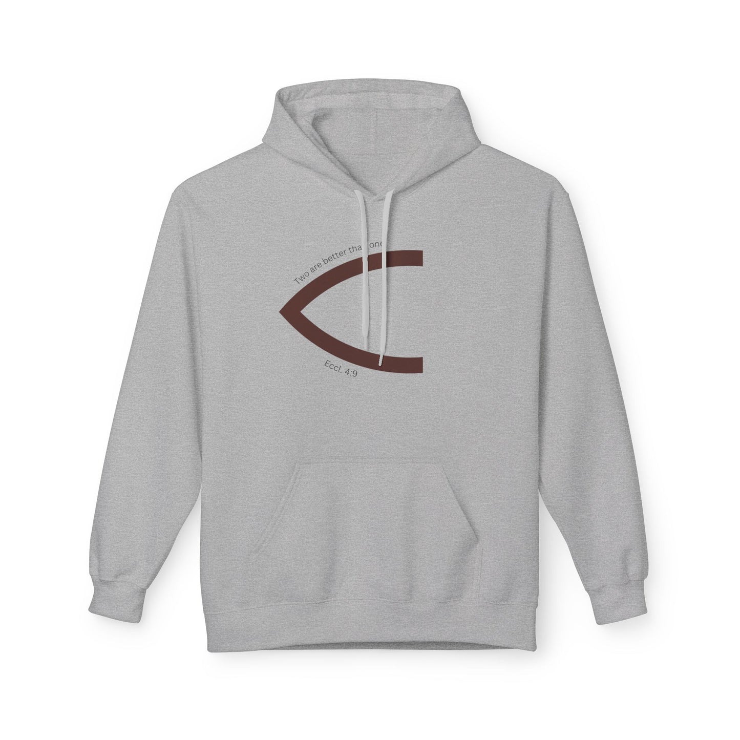 One Faith Matching Hoodie (Ichthys) - Head Half