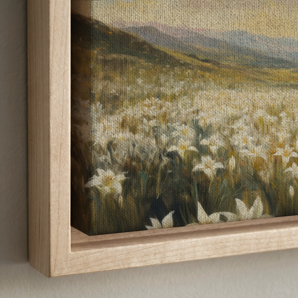 Among the Lilies - Canvas