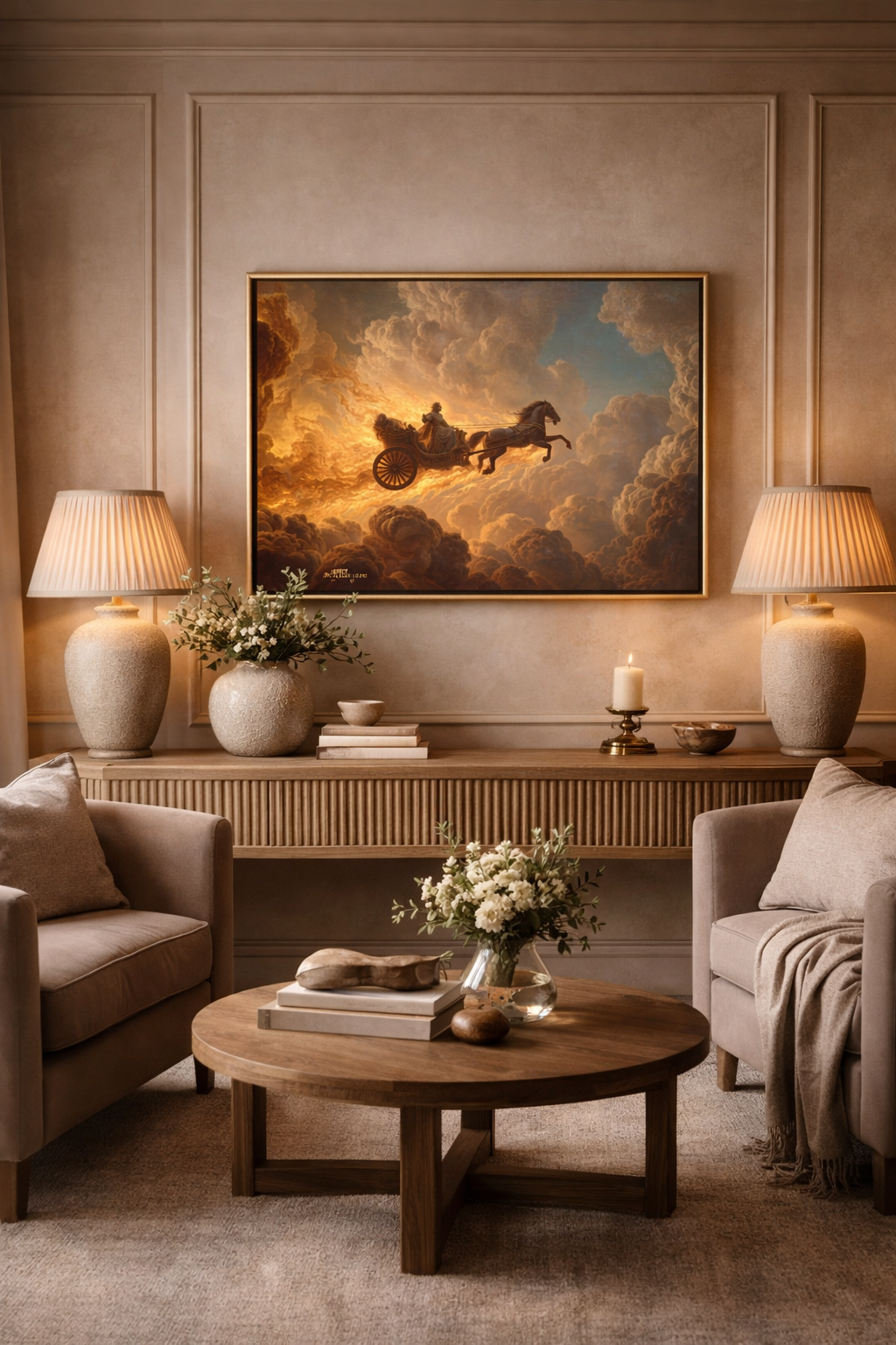 Elijah and the Chariot of Fire - Canvas