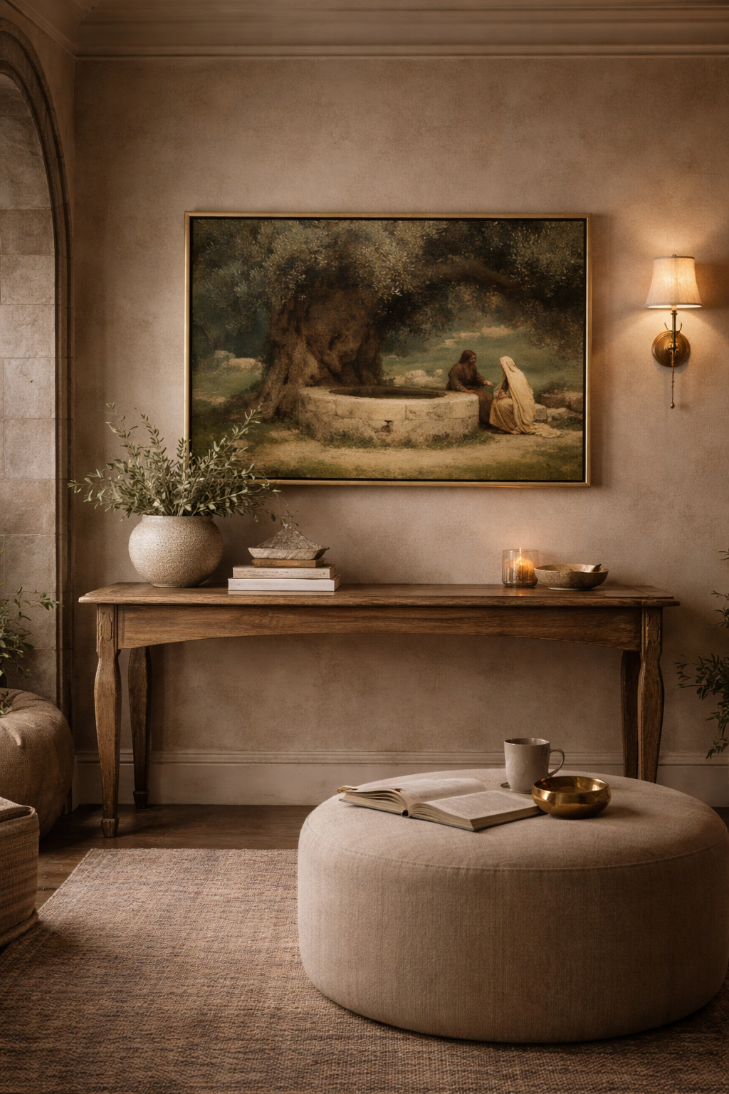 The Woman at the Well - Canvas