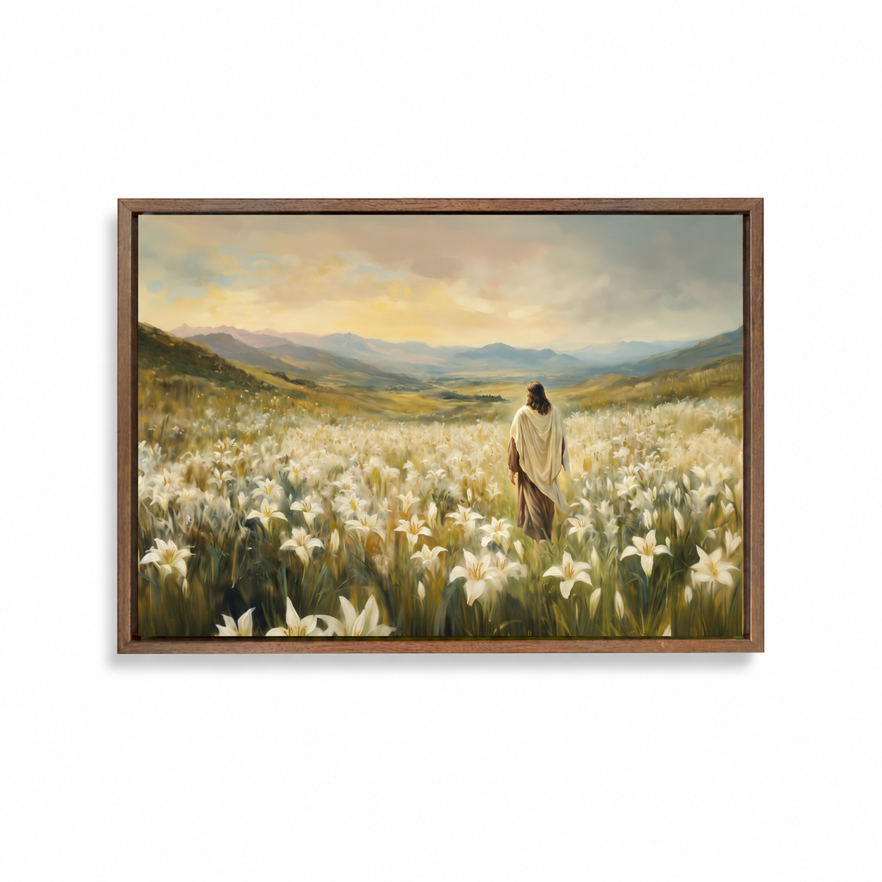 Among the Lilies - Canvas