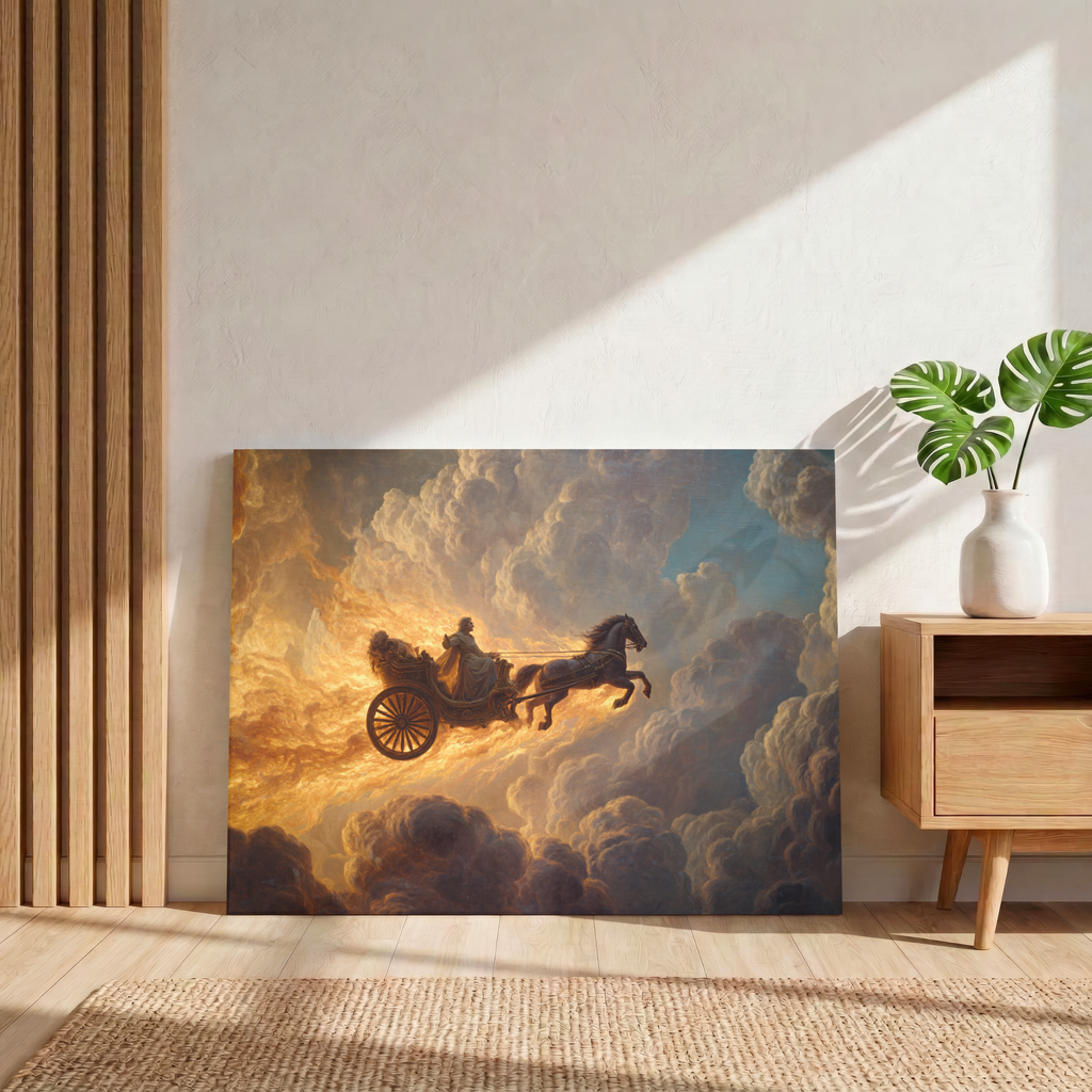 Elijah and the Chariot of Fire - Canvas