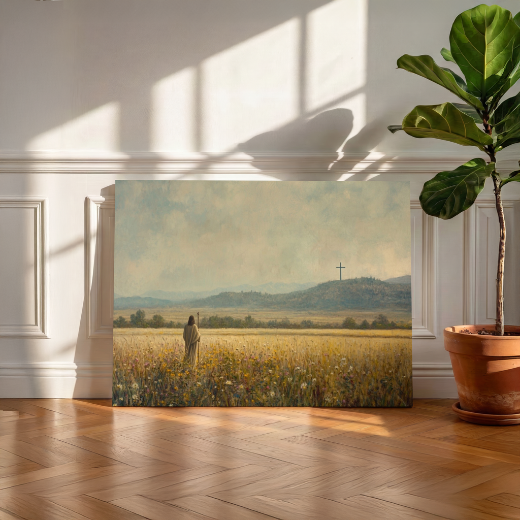 Behold the Cross - Canvas