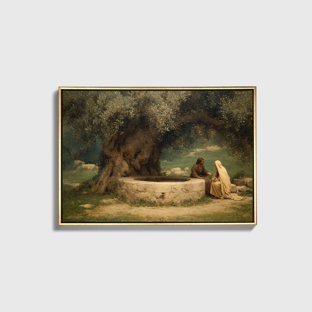 The Woman at the Well - Canvas
