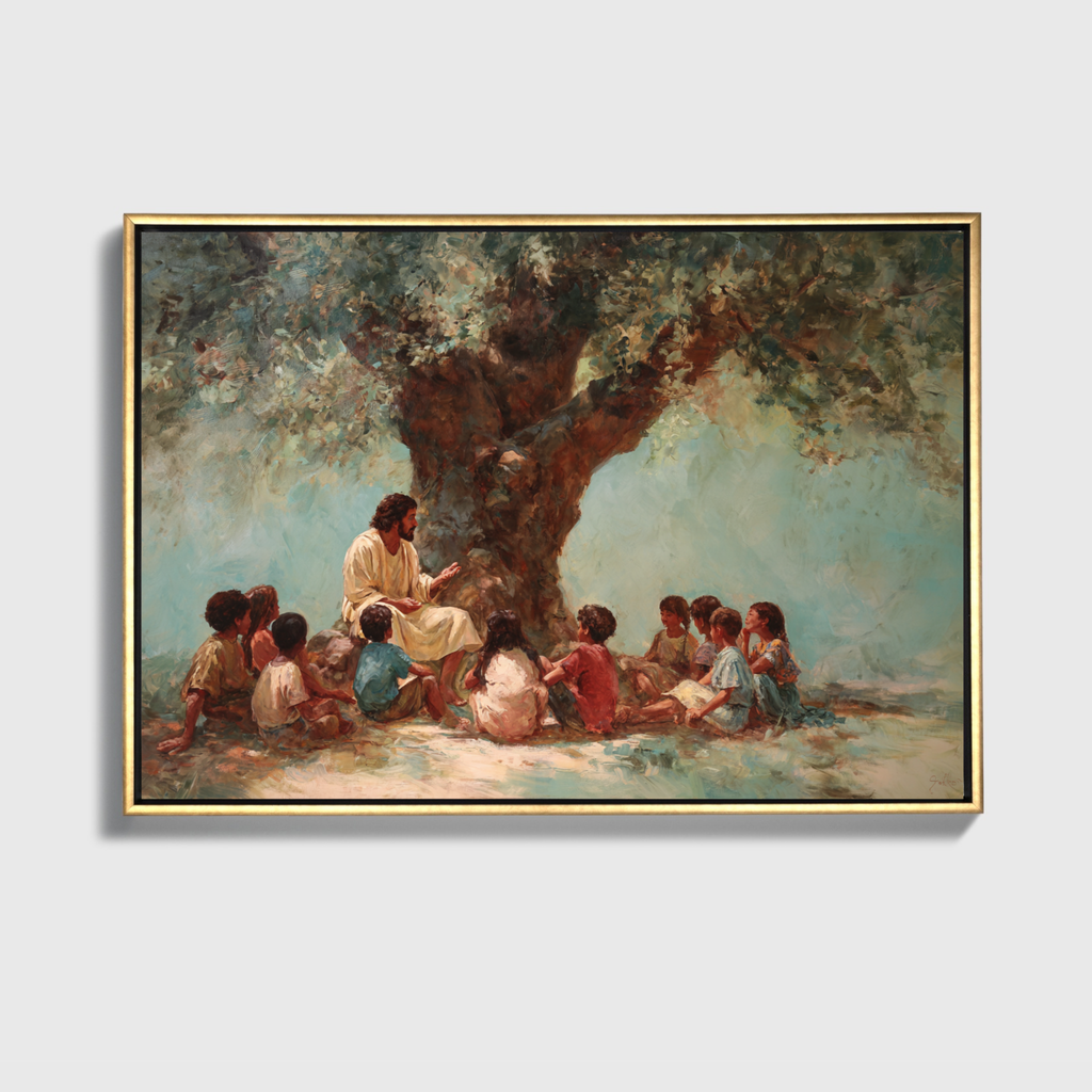 He Welcomed Them - Canvas