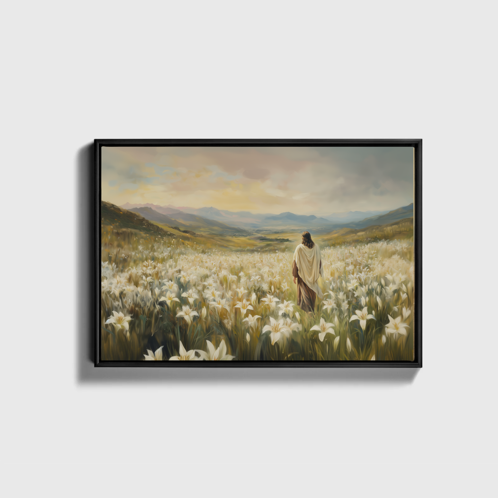 Among the Lilies - Canvas
