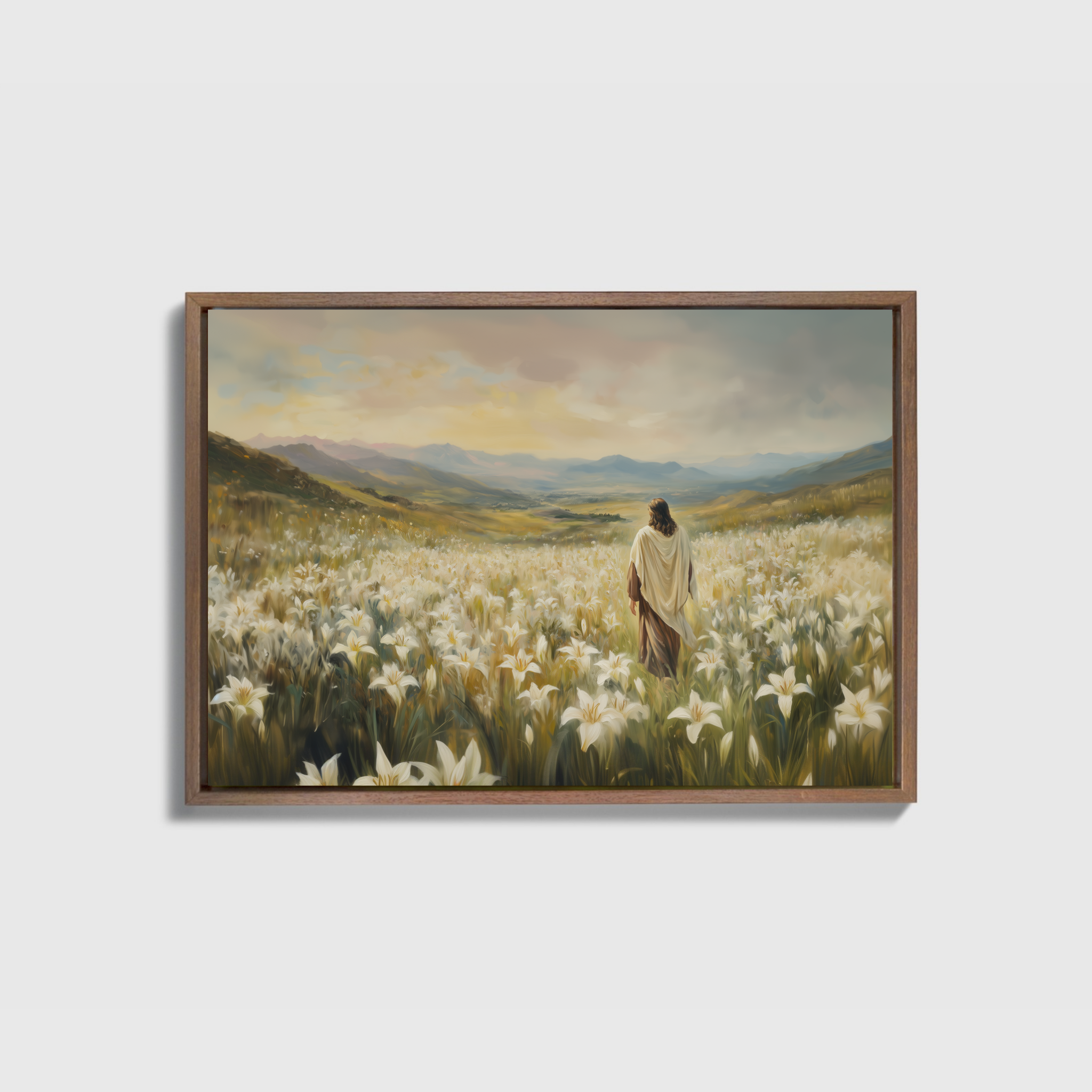 Among the Lilies - Canvas