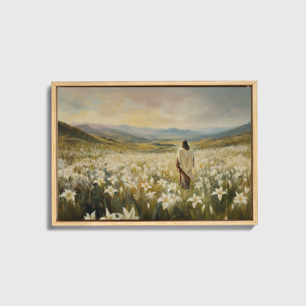 Among the Lilies - Canvas