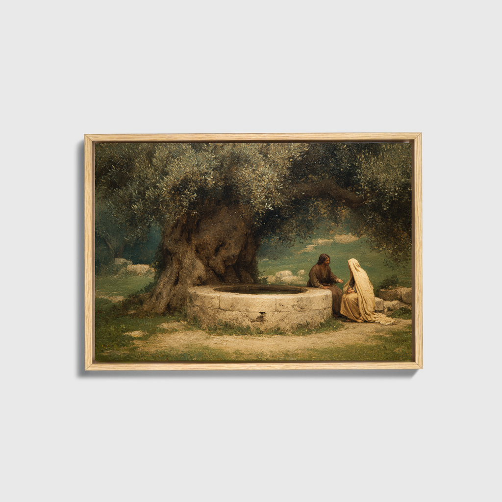 The Woman at the Well - Canvas