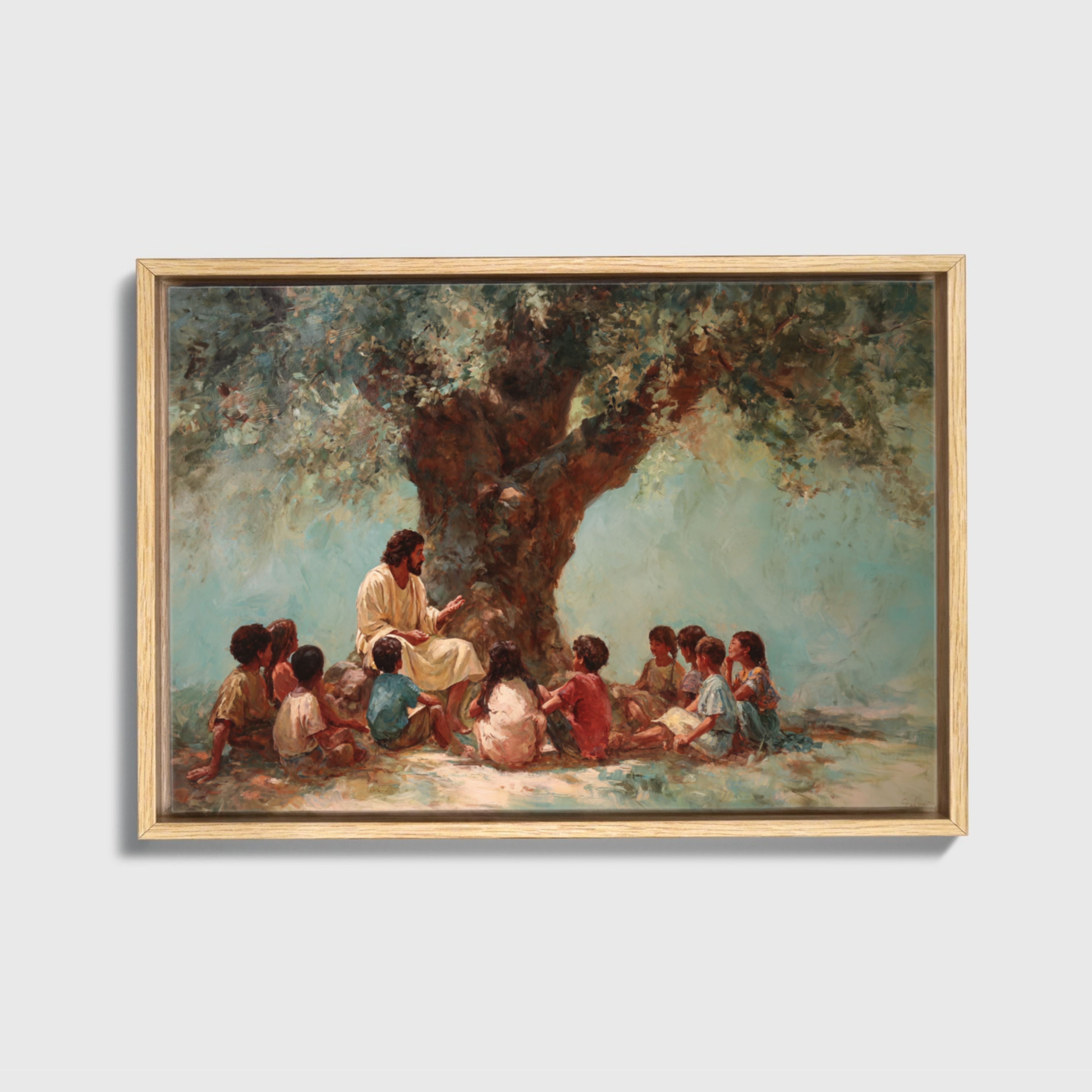 He Welcomed Them - Canvas