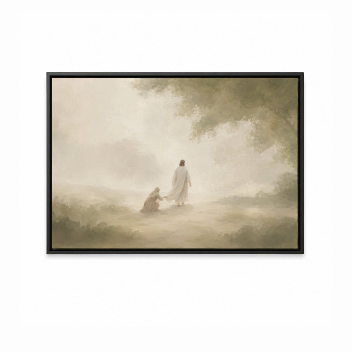 If I Only Touch His Garment - Canvas