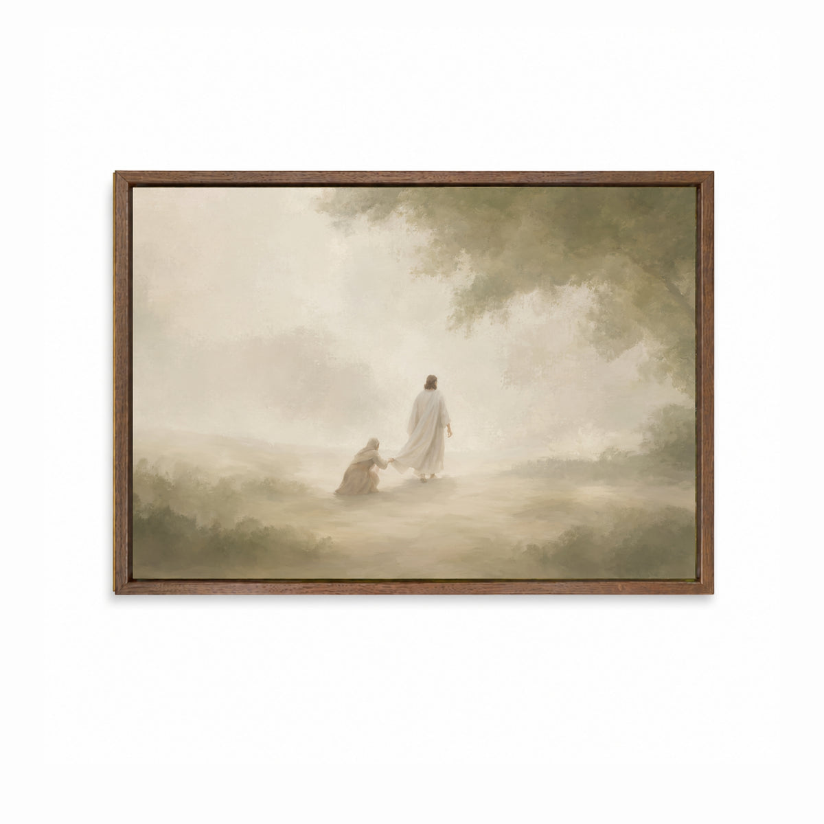 If I Only Touch His Garment - Canvas