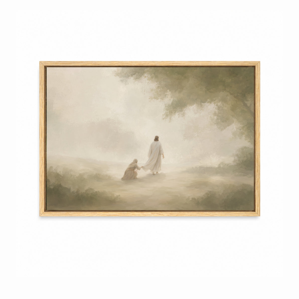 If I Only Touch His Garment - Canvas