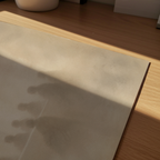 A close-up of a last supper bible art, light beige or cream-colored rectangular print 